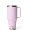 imageYETI Rambler 42 oz Straw Mug Vacuum Insulated Stainless Steel Big Sky BlueCherry Blossom  Textured