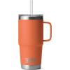 imageYETI Rambler 42 oz Straw Mug Vacuum Insulated Stainless Steel Big Sky BlueHigh Desert Clay