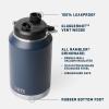 imageYETI Rambler Gallon Jug 20 Vacuum Insulated Leakproof Stainless Steel with MagCap Rescue RedBlack Forest Green