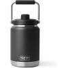 imageYETI Rambler Half Gallon Jug 20 Vacuum Insulated Leakproof Stainless Steel with MagCap Rescue RedBlack