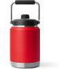 imageYETI Rambler Half Gallon Jug 20 Vacuum Insulated Leakproof Stainless Steel with MagCap Rescue RedRescue Red