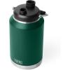 imageYETI Rambler Gallon Jug 20 Vacuum Insulated Leakproof Stainless Steel with MagCap Rescue RedBlack Forest Green