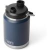 imageYETI Rambler Half Gallon Jug 20 Vacuum Insulated Leakproof Stainless Steel with MagCap Rescue RedNavy