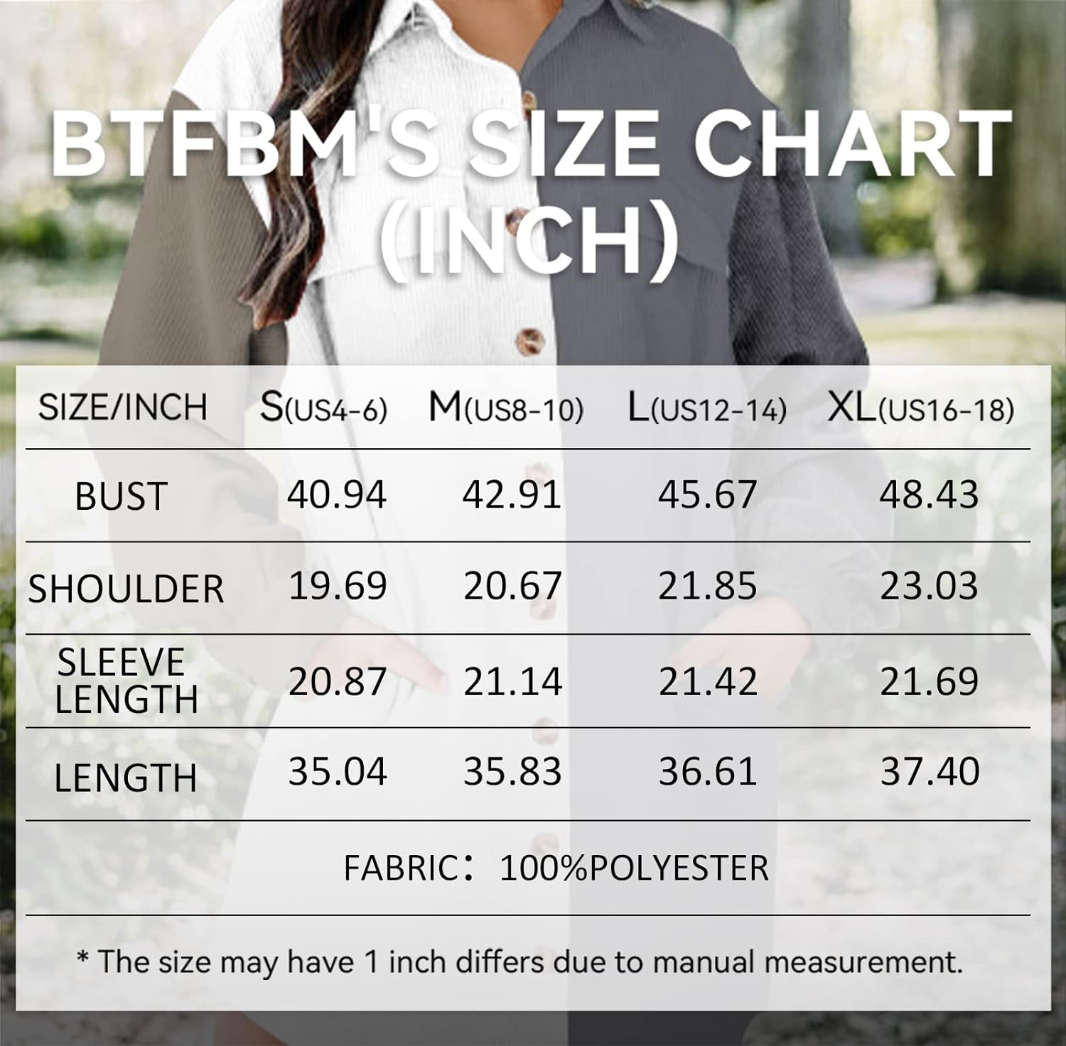 imageBTFBM Womens Corduroy Shacket Jacket Shirts Lapel Long Sleeve Oversized 2023 Fall Winter Button Down Shirt Dress PocketColorblock Grey