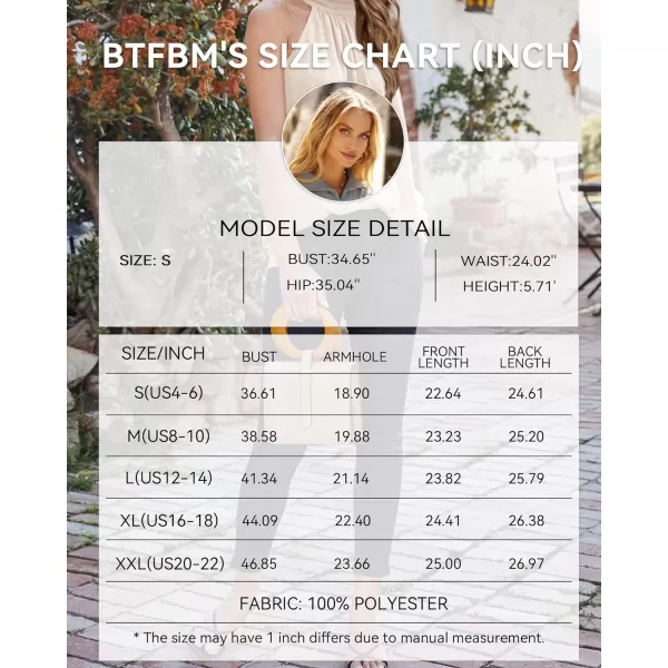 imageBTFBM 2023 Women Summer Sleeveless Tie Mock Neck Halter Tops Casual Bow Loose Tank Top Lightweight Dressy Blouse ShirtsBTFBM 2023 Women Summer Sleeveless Tie Mock Neck Halter Tops Casual Bow Loose Tank Top Lightweight Dressy Blouse Shirts