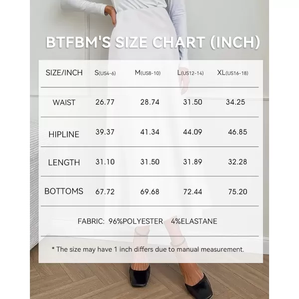imageBTFBM 2023 Womens Long Satin Summer Fall Skirt Silk Elegant High Waist Cocktail Party Wedding Flared ALine Midi SkirtsSolid White