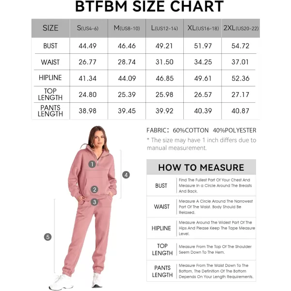 imageBTFBM Women 2 Piece Tracksuits Fall Winter 14 Zip Sweatshirt Jogger Pants Matching Lounge Sets Thick Sweatsuits PocketsBTFBM Women 2 Piece Tracksuits Fall Winter 14 Zip Sweatshirt Jogger Pants Matching Lounge Sets Thick Sweatsuits Pockets