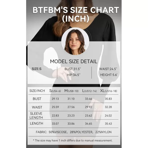 imageBTFBM Women 2023 Pullover Sweater Dress V Neck Long Sleeve Bodycon Embroidered Back Party Rib Knit Mini Fall DressesSolid Black