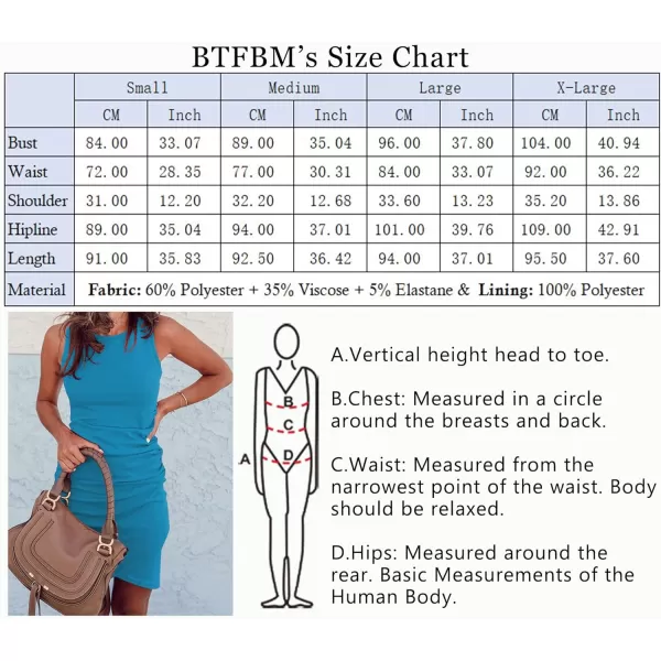 imageBTFBM Women 2024 Summer Sleeveless Tank Dresses Crew Neck Slim Fit Short Casual Ruched Bodycon Party Club Mini DressSky Blue