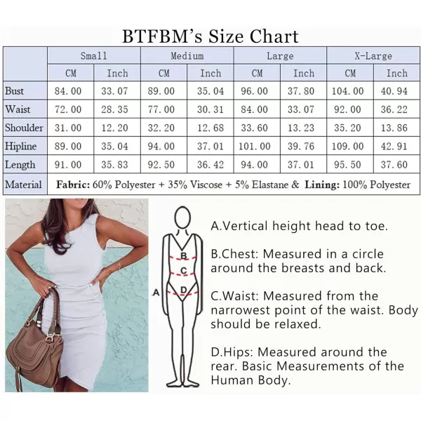 imageBTFBM Women 2024 Summer Sleeveless Tank Dresses Crew Neck Slim Fit Short Casual Ruched Bodycon Party Club Mini DressWhite