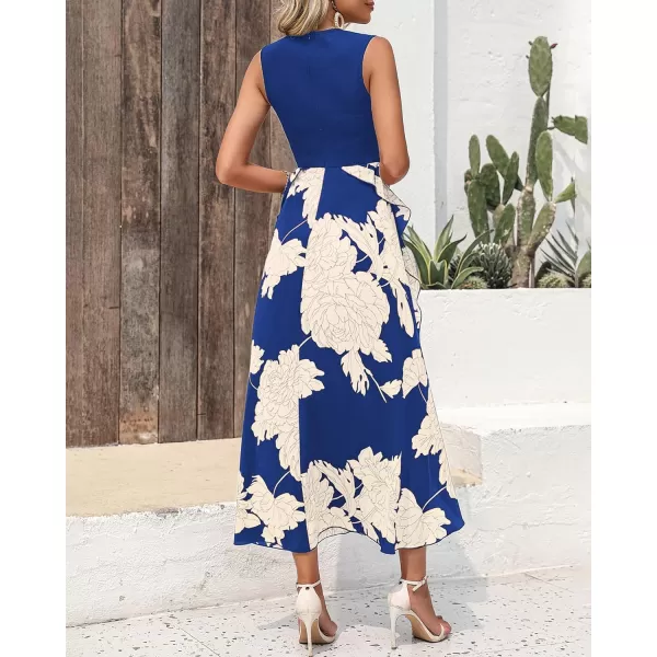 imageBTFBM Women Casual Sleeveless Summer Dresses 2023 Spring Crewneck Patchwork Boho Floral Ruffle Cocktail Party Midi DressBTFBM Women Casual Sleeveless Summer Dresses 2023 Spring Crewneck Patchwork Boho Floral Ruffle Cocktail Party Midi Dress