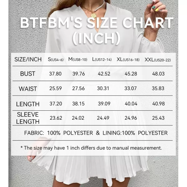 imageBTFBM Women Casual Summer Fall Dresses 2023 Boho Wrap V Neck Puff Long Sleeve Cocktail Flowy Pleated ALine Mini DressBTFBM Women Casual Summer Fall Dresses 2023 Boho Wrap V Neck Puff Long Sleeve Cocktail Flowy Pleated ALine Mini Dress