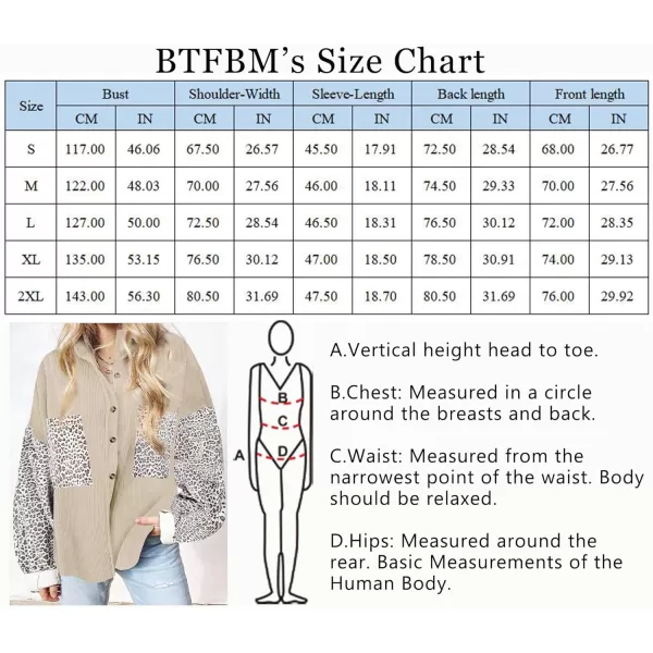 imageBTFBM Women Corduroy Shacket Jacket 2023 Long Sleeve Button Down Casual Plaid Flannel Shirts Boyfriend Fall Blouses TopsTurndown Apricot