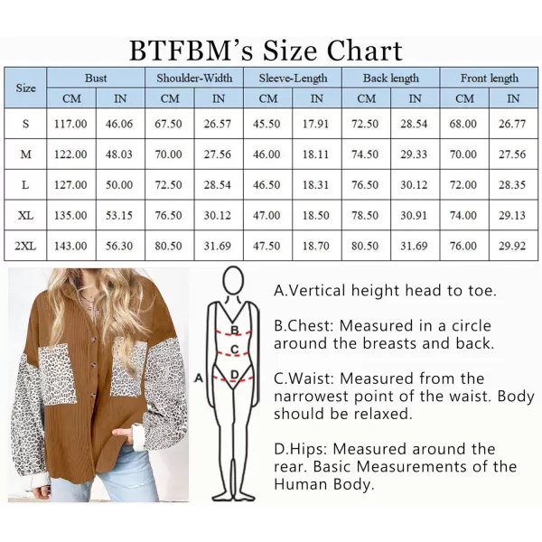 imageBTFBM Women Corduroy Shacket Jacket 2023 Long Sleeve Button Down Casual Plaid Flannel Shirts Boyfriend Fall Blouses TopsTurndown Brown
