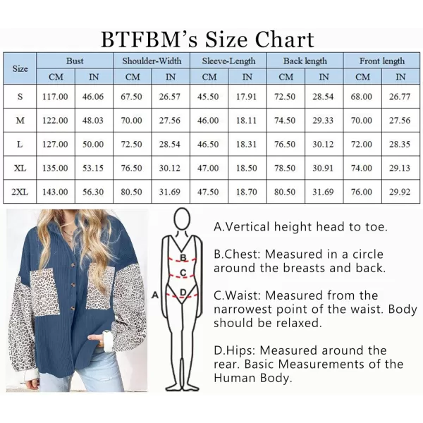 imageBTFBM Women Corduroy Shacket Jacket 2023 Long Sleeve Button Down Casual Plaid Flannel Shirts Boyfriend Fall Blouses TopsTurndown Dark Blue