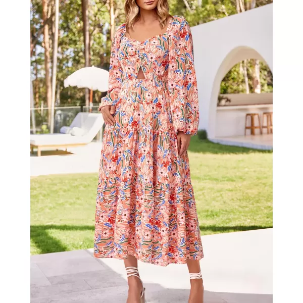 imageBTFBM Women Fall Dresses 2023 Casual Square Neck Puff Long Sleeve Smocked Cut Out Boho Floral Flowy Long Maxi DressBTFBM Women Fall Dresses 2023 Casual Square Neck Puff Long Sleeve Smocked Cut Out Boho Floral Flowy Long Maxi Dress