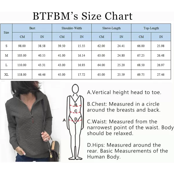 imageBTFBM Women Fashion Quilted Pattern Lightweight Zipper Long Sleeve Plain Casual Ladies Sweatshirts Pullovers Shirts TopsDark Grey