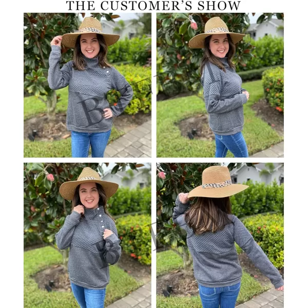 imageBTFBM Women Fashion Quilted Pattern Lightweight Zipper Long Sleeve Plain Casual Ladies Sweatshirts Pullovers Shirts TopsOblique Dark Grey