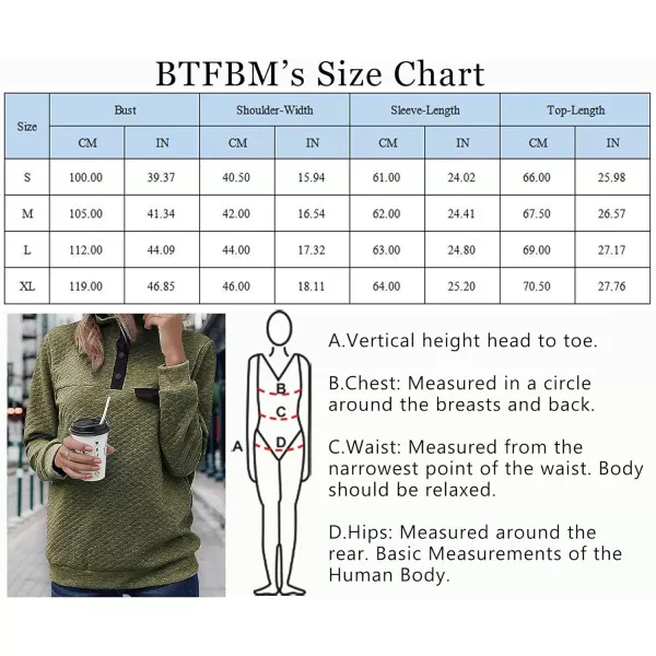 imageBTFBM Women Fashion Quilted Pattern Lightweight Zipper Long Sleeve Plain Casual Ladies Sweatshirts Pullovers Shirts TopsPure Army Green