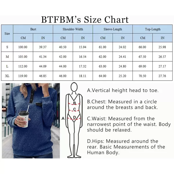 imageBTFBM Women Fashion Quilted Pattern Lightweight Zipper Long Sleeve Plain Casual Ladies Sweatshirts Pullovers Shirts TopsPure Bright Blue