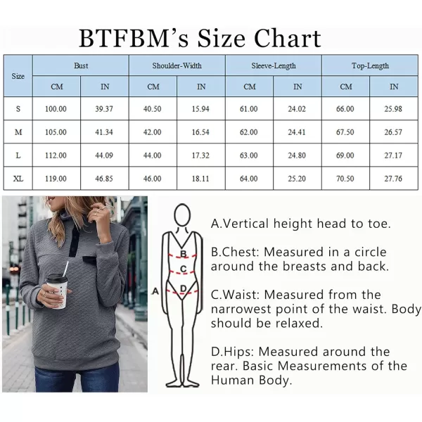imageBTFBM Women Fashion Quilted Pattern Lightweight Zipper Long Sleeve Plain Casual Ladies Sweatshirts Pullovers Shirts TopsPure Dark Grey