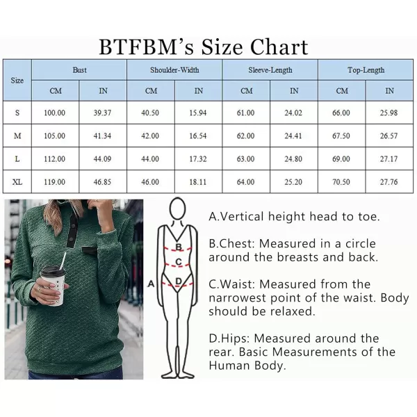 imageBTFBM Women Fashion Quilted Pattern Lightweight Zipper Long Sleeve Plain Casual Ladies Sweatshirts Pullovers Shirts TopsPure Green