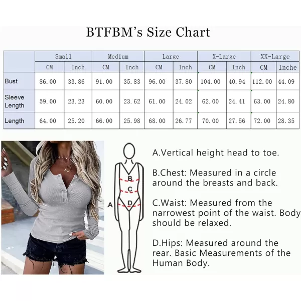 imageBTFBM Women Long Sleeve V Neck Button Up Solid Tops Blouses Trendy Slim Fit Lace Sleeves Ribbed Knit Casual Shirts TunicSolid Grey