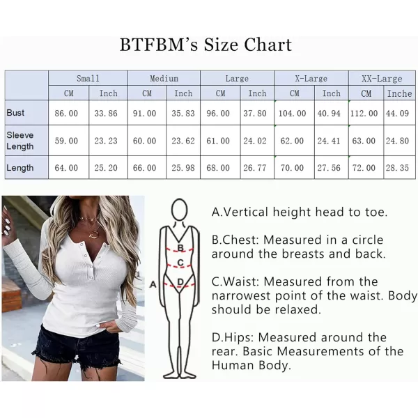 imageBTFBM Women Long Sleeve V Neck Button Up Solid Tops Blouses Trendy Slim Fit Lace Sleeves Ribbed Knit Casual Shirts TunicSolid White