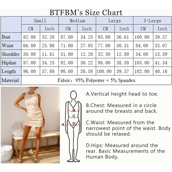 imageBTFBM Women Sleeveless Bodycon Ruched Short Dress Side Drawstring Solid Crew Neck Casual Summer Tank Shirt Mini DressesBeige