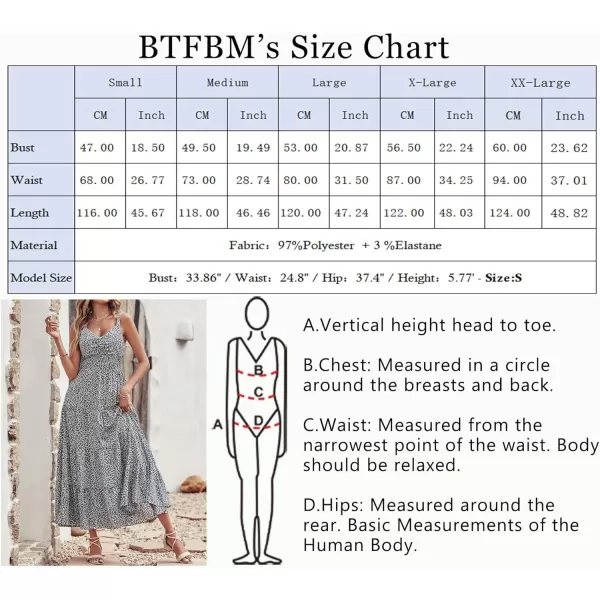 imageBTFBM Women Sleeveless V Neck Summer Maxi Dresses 2023 Print Backless Strap Tie Back Beach Party Pleated Long Boho DressDot White Blue