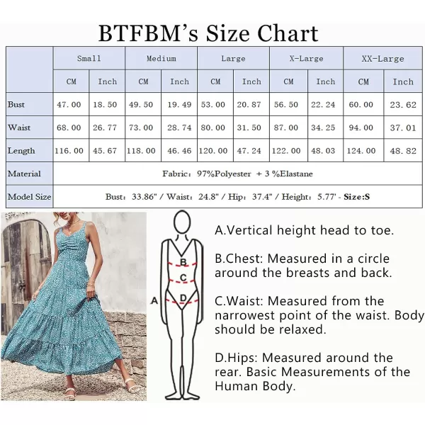 imageBTFBM Women Sleeveless V Neck Summer Maxi Dresses 2023 Print Backless Strap Tie Back Beach Party Pleated Long Boho DressLeopard Blue White