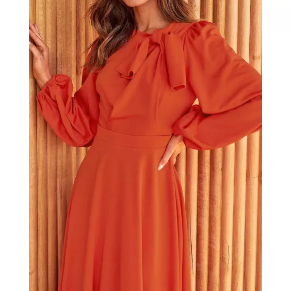 imageBTFBM Womens 2023 Formal Maxi Dress Puff Long Sleeve Crewneck Bow Tie ALine Long Flowy Wedding Guest Party DressesBTFBM Womens 2023 Formal Maxi Dress Puff Long Sleeve Crewneck Bow Tie ALine Long Flowy Wedding Guest Party Dresses