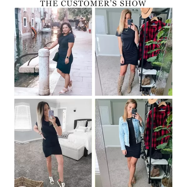 imageBTFBM Womens 2023 Summer Casual Beach Dresses Crew Neck Short Sleeve Wrap Party Club Mini Ruched Bodycon T Shirt DressNavy