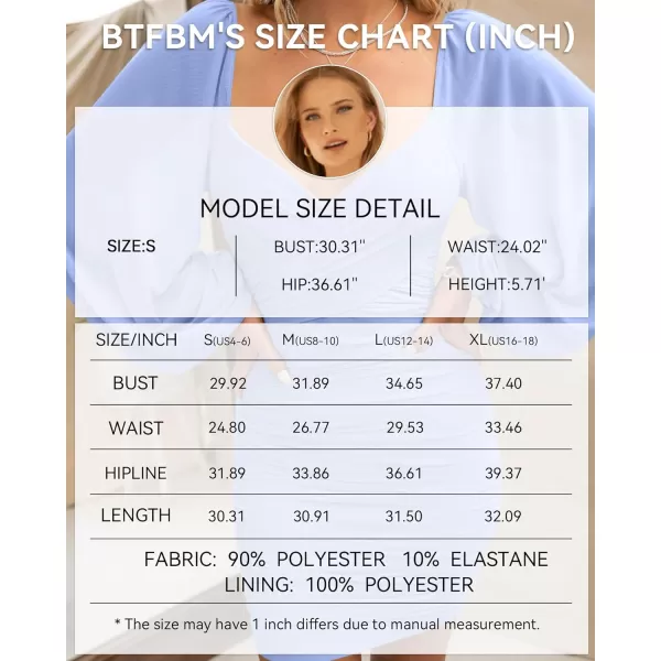 imageBTFBM Womens Elegant Ruched Bodycon Dresses Summer Fall Mesh Long Sleeve Cross V Neck Party Club Cocktail Mini DressSolid Light Blue