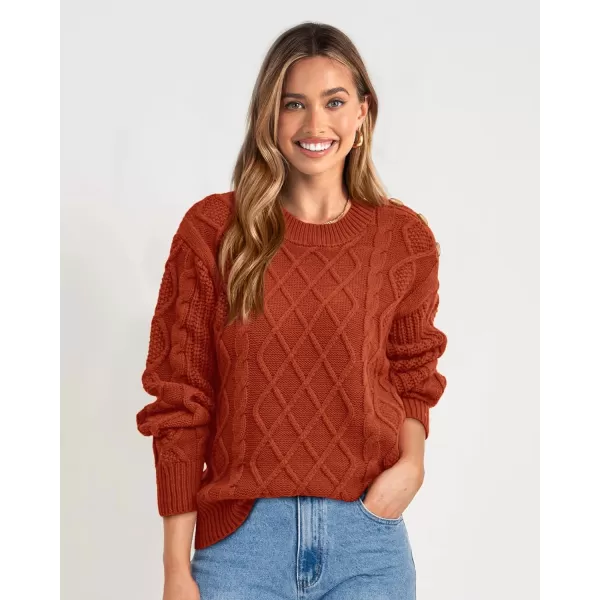 imageBTFBM Womens Long Sleeve Cable Sweater Crew Neck Button Shoulder Oversized Casual Fall Winter Knit Pullover Jumper TopsBTFBM Womens Long Sleeve Cable Sweater Crew Neck Button Shoulder Oversized Casual Fall Winter Knit Pullover Jumper Tops