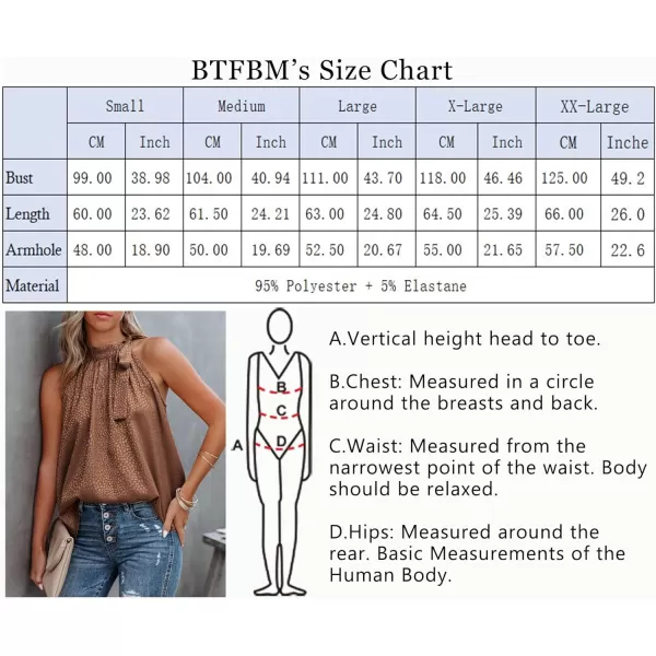 imageBTFBM Womens Sleeveless Tie Mock Neck Summer Tops Loose Soft Casual Side Bow Halter Tank Top Blouse Shirts Leopard PrintHalter Dark Brown