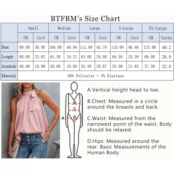 imageBTFBM Womens Sleeveless Tie Mock Neck Summer Tops Loose Soft Casual Side Bow Halter Tank Top Blouse Shirts Leopard PrintHalter Light Pink