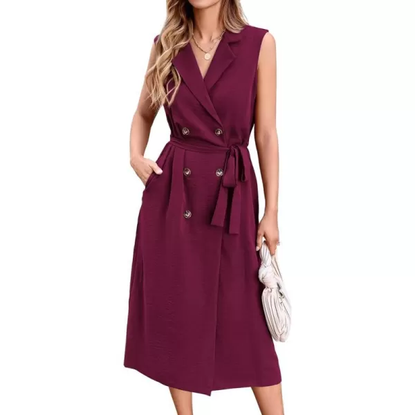 Solid Wine Red