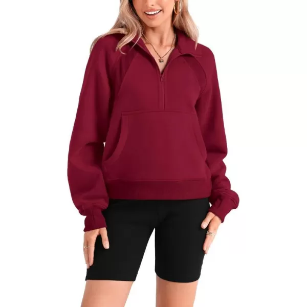 imageBTFBM Women Half Zip Pullover Sweatshirts Fall Winter Long Sleeve Fleece Lined Cropped Tops Sweater Pockets Thumb HoleBTFBM Women Half Zip Pullover Sweatshirts Fall Winter Long Sleeve Fleece Lined Cropped Tops Sweater Pockets Thumb Hole