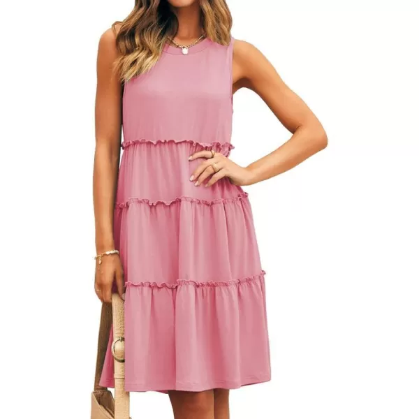 Tiered Coral Pink