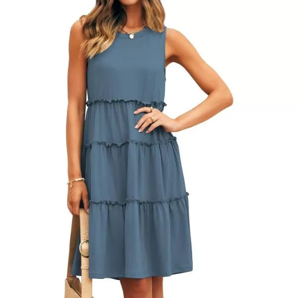 Tiered Lake Blue