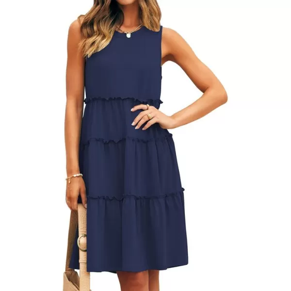 Tiered Navy