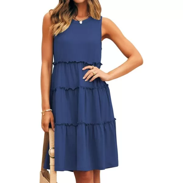 Tiered Royal Blue