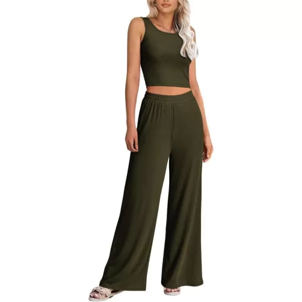 Sleeveless Army Green