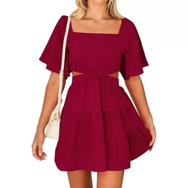 Solid Wine Red