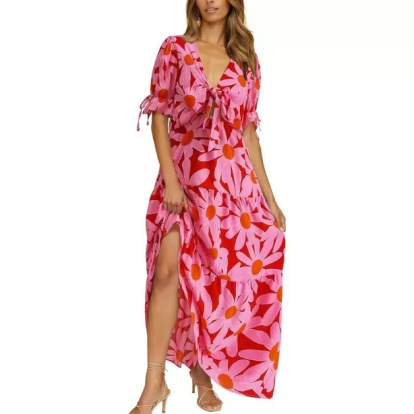 Big Floral Red
