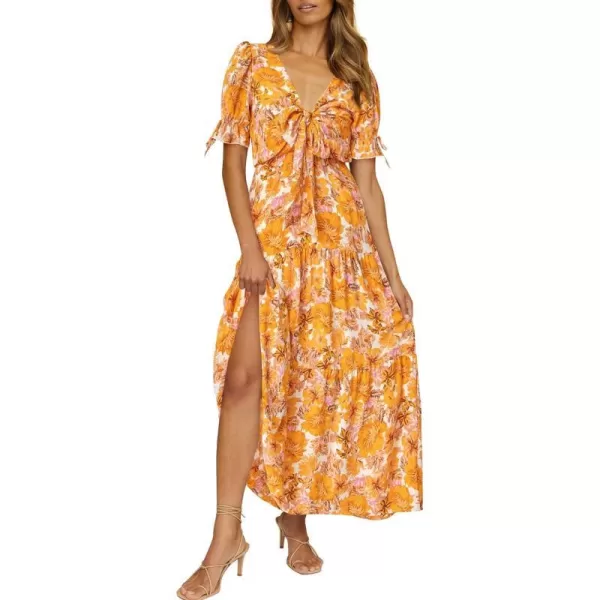 Big Floral White Yellow