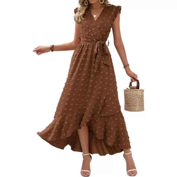 Swiss Dot Brown