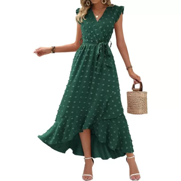 Swiss Dot Dark Green