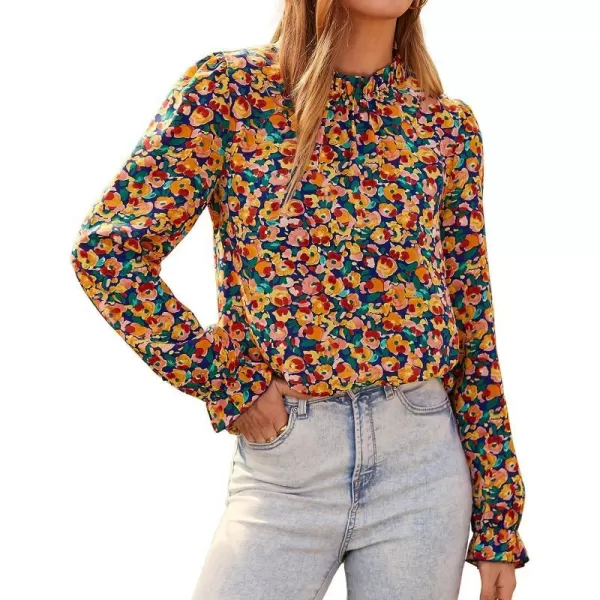 Floral Royal Blue